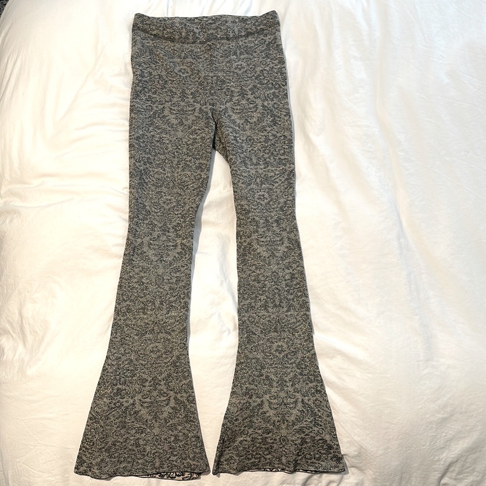 Free People floral flare pants